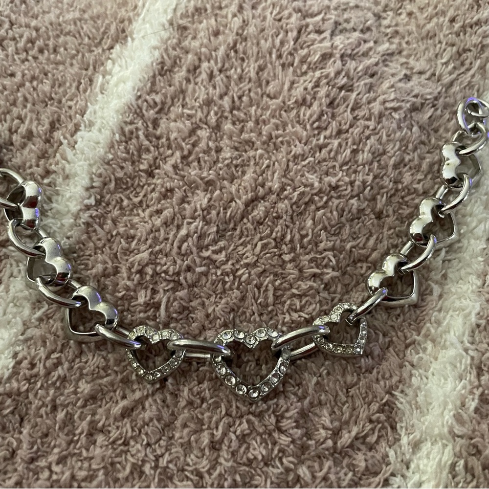 Swavorski heart bracelet
